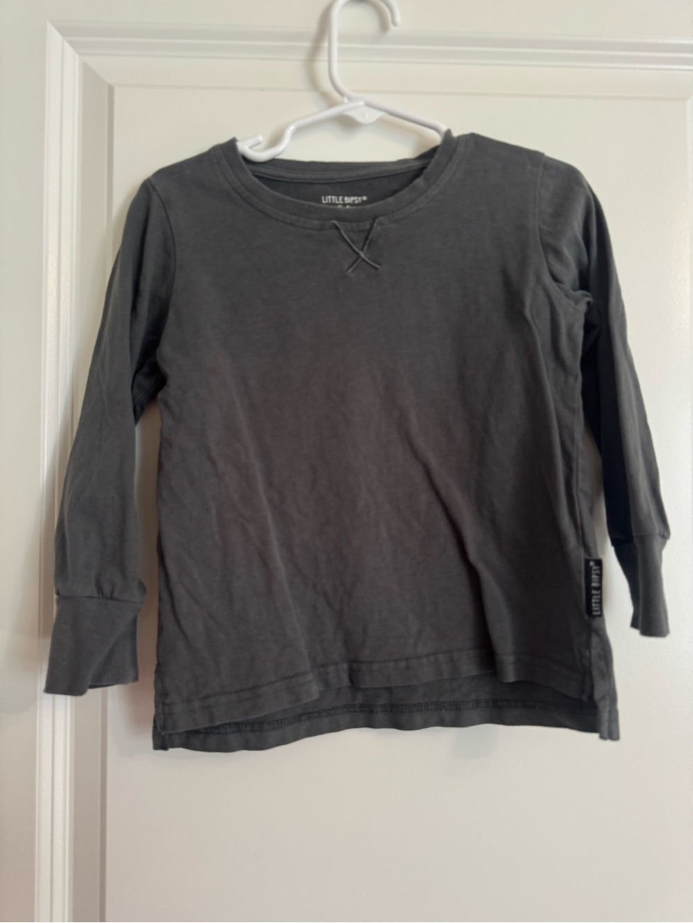 Little Bipsy Dark Charcoal Long Sleeve Tee